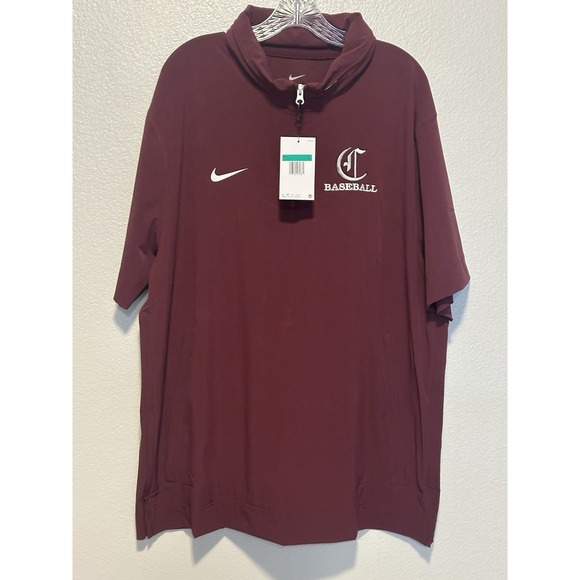 Nike Other - NIKE Baseball Coach's Hooded Jacket Maroon Men's XL FJ9548-669 NWT Colleyville?